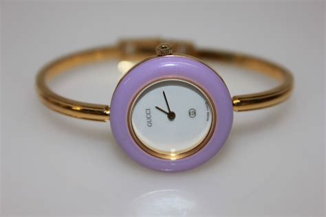 vintage gucci watch bangle|pre owned Gucci watches.